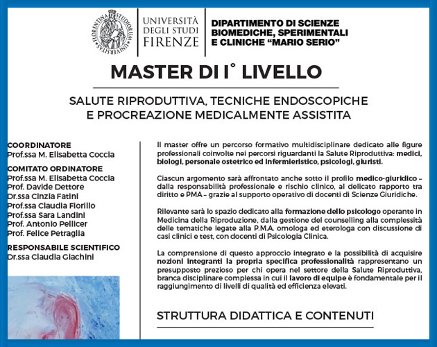 Master di I livello in salute riproduttiva