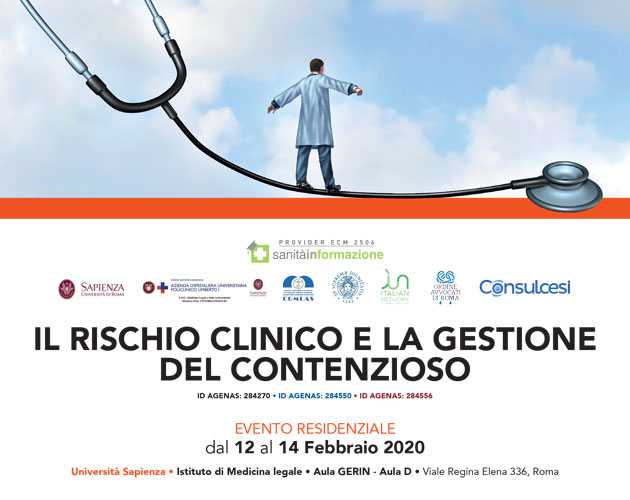 Il rischio clinico e la gestione del contenzioso