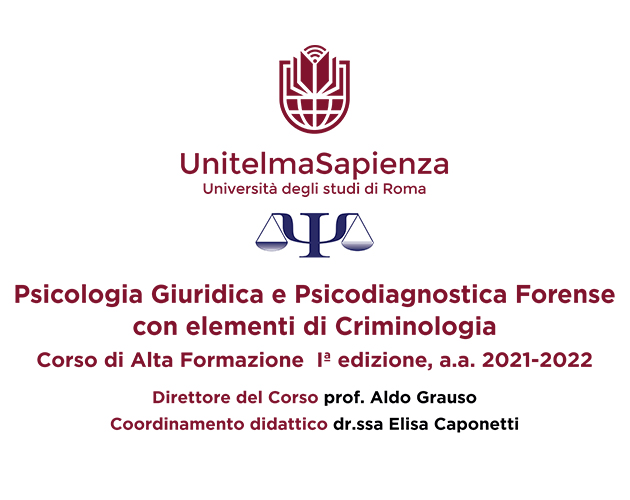 Corso di Alta Formazione Iª edizione, a.a. 2021-2022